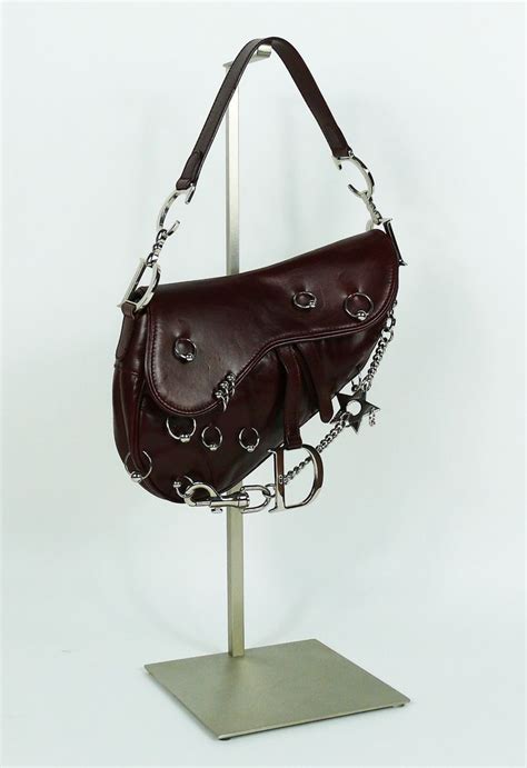 Vintage Dior Pierced john galliano Saddle Bag 